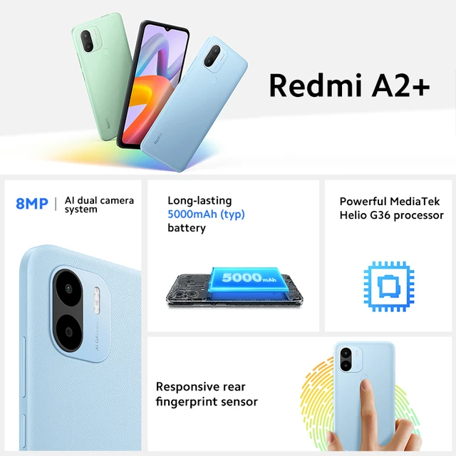 Xiaomi Redmi A2 (noir) - 32 Go - Smartphone Xiaomi sur