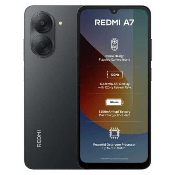 Smartphone Xiaomi Redmi A7 3Go 64Go Black