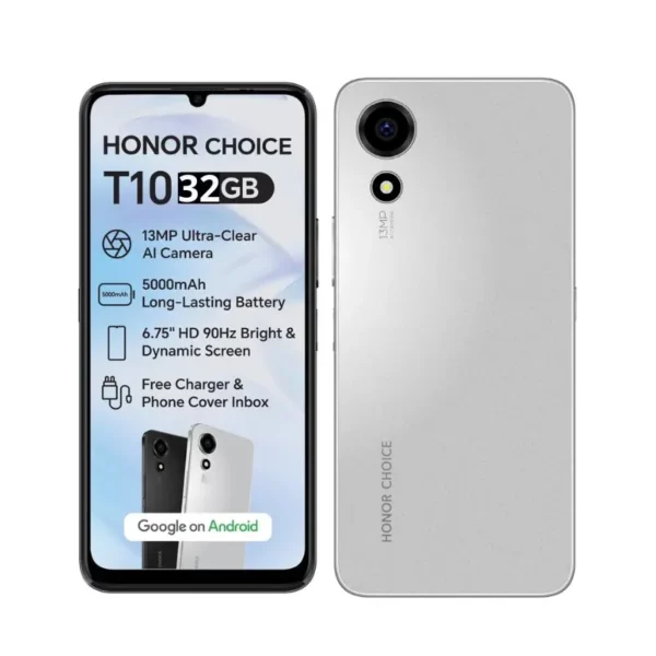 Smartphone Honor T10 6Go 32Go Silver